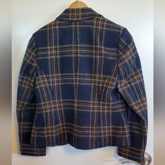 Boden wool navy tweed blazer - petite size 6 - Picture 7 of 7